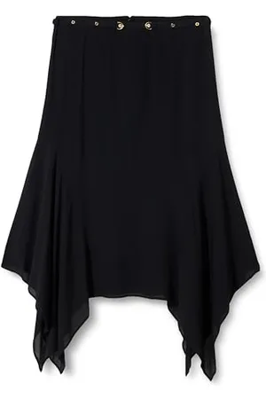 Pinko Damen EGISTO Gonna Crepe DE Chine Vintage Rock, , 48