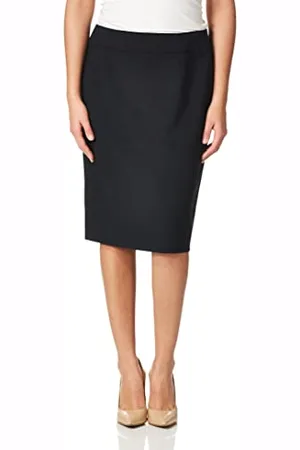 Calvin Klein Damen Straight Fit Suit Skirt (Regular and Plus Sizes) Rock, Marineblau, 40