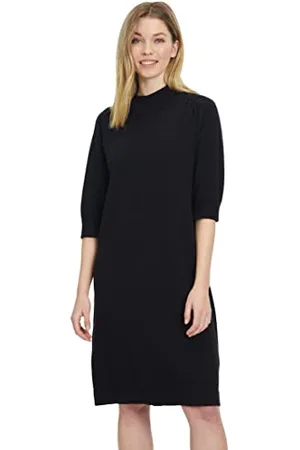 Betty & Co Damen Strickkleid mit Stehkragen ,44