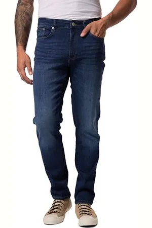JP 1880 Herren große Größen Menswear L-8XL JP Aware Jeans FLEXNAMIC®, Denim, OCS zertifizierte Biobaumwolle, bis 72 62 830280903-62