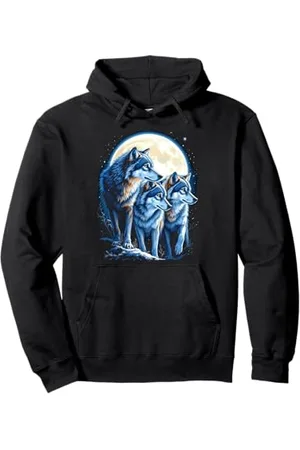 Wolf Wolf Pullover Hoodie