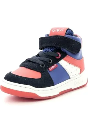 Kickers Kickalien Sneaker, Blu (Marineblau Orange), 22 EU