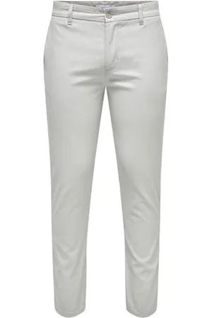 Only & Sons Herren ONSMARK PETE Slim Dobby 0058 Pant NOOS Chinohose, , 27W x 32L