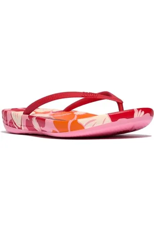 FitFlop Damen Iqushion Flowerz Ergonomic Flip-Flops Flipflop, , 36 EU