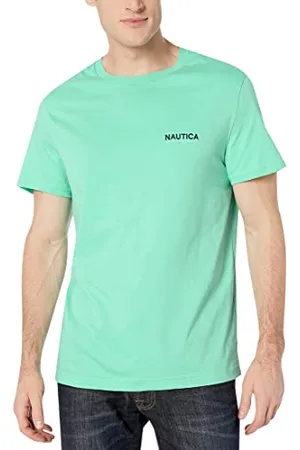 Nautica Herren Kurzärmliges Rundhalsausschnitt T-Shirt, , L