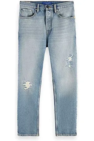 Scotch&Soda Unisex The Dean Loose Tapered Jeans, 34W x 32L