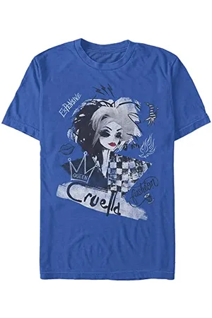 Disney Unisex Dnca Artsy Cruella Organic Short Sleeve T-shirt T-Shirt, , XXL