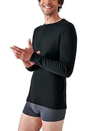 Damart Langärmliges T-Shirt, aufgerauter Molton Thermolactyl XL
