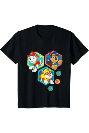 Paw Patrol Kinder - Chase Marshall Rubble T-Shirt