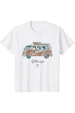 Volkswagen Kinder Campervan UK Surfing Urlaub Aufkleber Kinder T-Shirt