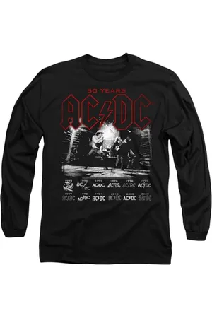 AC/DC Unisex Logo Stack Adult Longsleeve T-Shirt, , XL