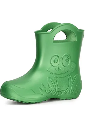 Ladeheid Eva federleichte Kinder Gummistiefel für Jungen und Mädchen Regenschuhe Bequeme und wasserdichte Regenstiefel Kinder LA-CA-01