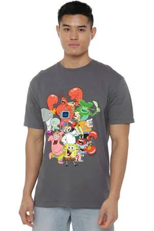 Spongebob Unisex The Whole Gang T-Shirt, , 3XL