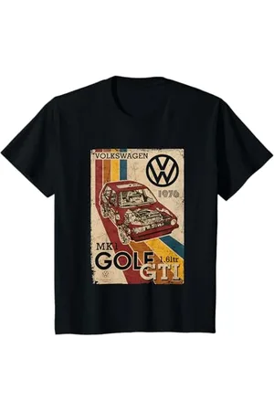 Volkswagen Kinder Golf GTI MK1 Retro-Kunst 1976 für Kinder T-Shirt