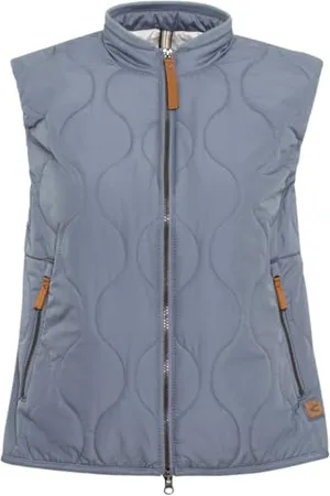 Camel Active Damen Kurze Steppweste aus recyceltem Polyester womenswear-36