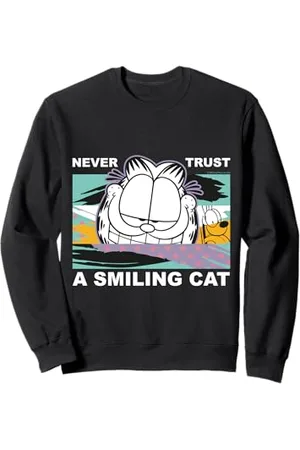 Garfield Traue niemals einer lächelnden Katze Sweatshirt