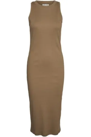 VERO MODA Damen Vmlavender Sl O-Neck Calf Dress VMA Noos, , M