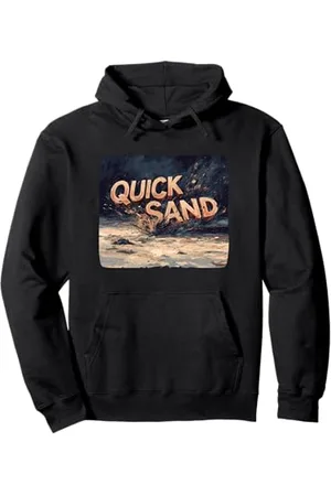 Quick Entfliehen Sie der Gefahr von Treibsand Pullover Hoodie