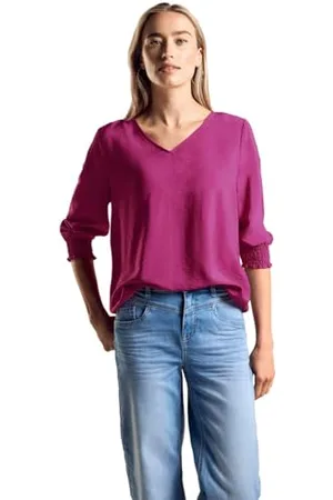 Street one Damen A344956 Bluse mit Smock-Detail, , 36