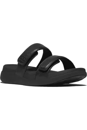 FitFlop Damen F-Mode Go Adjustable Flatform Two-bar Slides Schiebe-Sandalen, , 36 EU