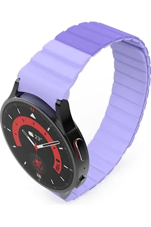 System-S Armband 20 mm aus Silikon magnetisch für Samsung Galaxy Watch 5 4 in