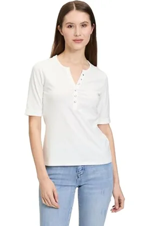 Betty Barclay Damen 2384/1881 T-Shirts, Offwhite, 42