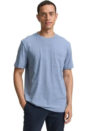 TOM TAILOR Denim Piqué Poloshirt aus Baumwolle, Light Ice Blue, XXL