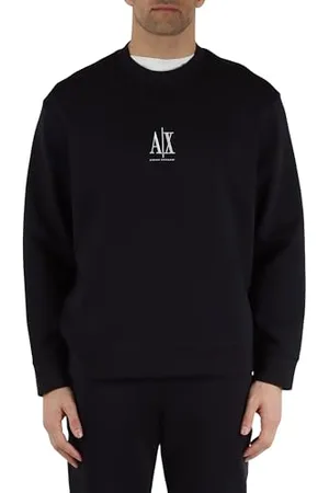 Armani Exchange Herren Icon Project, Embroidered Logo, Crewneck Sweatshirt, , M
