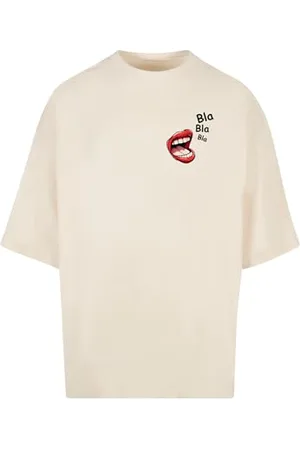 Merchcode Männlich Ohne Kragen T-Shirt, Weiß, XXL