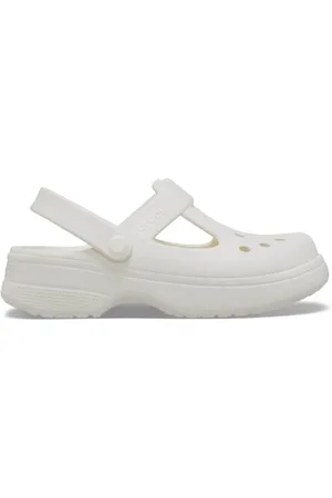 Crocs Unisex Kinder Classic Mary Jane Clog K Clog, Chalk, 32/33 EU