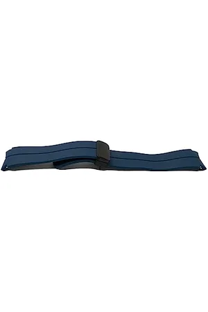 System-S Armband 20 mm aus Silikon für Samsung Galaxy Watch 5 4 Smartwatch in Blau
