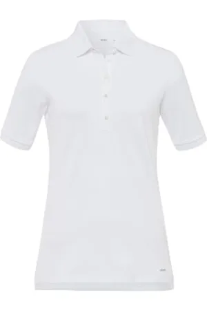 Brax Style Cleo Poloshirt unifarben in Einer Pima Pique Qualität