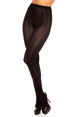 Glamory Damen Streifen Strumpfhose River 70 DEN, , X-Large (Herstellergröße: XL-(48-50))