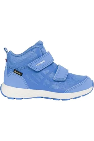 Viking Veme Reflex Mid GTX 2V Walking Shoe, Blue/Eggshell, 25 EU
