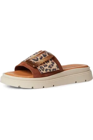 Tamaris Pantolette Damen Keilabsatz braun,EU 38