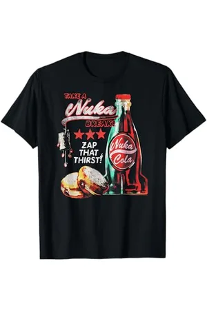 Fallout Video Game Take a Nuka Cola Break Zap That Thirst T-Shirt