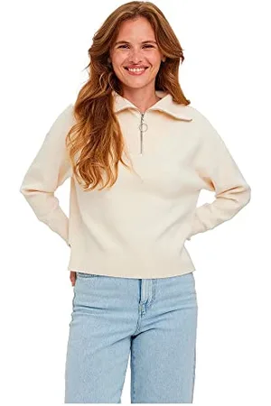 VERO MODA Damen Vmsaba Stripe High Neck Blouse Ga Noos Pullover, 2, XL EU