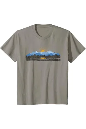 Volkswagen Kinder Campervan Mountain Scene — Kinder entdecken weiter T-Shirt