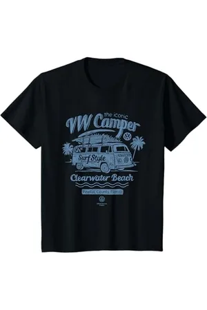 Volkswagen Kinder Der ikonische VW Camper Van Clearwater Beach Florida Kids T-Shirt