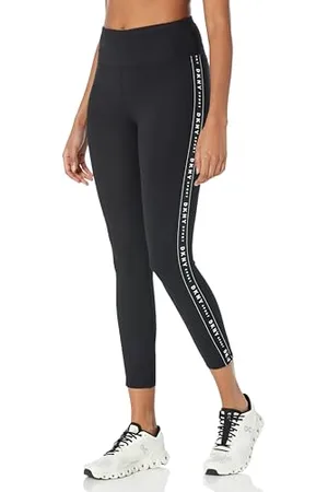 DKNY Damen HW 7/8 Legging-Logo-Taping, , M