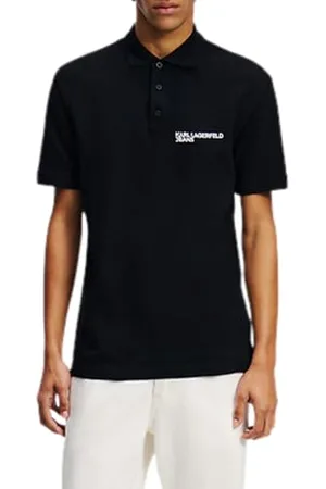 Karl Lagerfeld Slim Logo Tee, Men, Black, T-Shirt