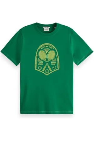 Scotch&Soda Damen T-Shirt Chest Artwork Regular T-Shirt, ,S
