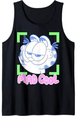 Garfield Mad Cool Retro Katze Tank Top