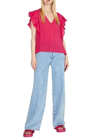 Sisley Womens 52C7LQ04B Blouse, , S