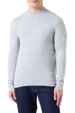 Replay Herren Regular fit Pullover mit Rundhals aus Baumwolle
