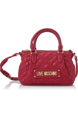 Moschino Damen Borsa Quilted Pu Fuxia Umhngetasche