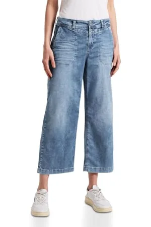 Street one Damen A379012 Wide Leg Jeans, , 26W x 26L