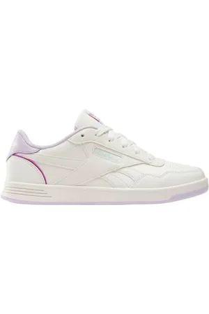 Reebok Damen Court Advance Sneaker, Chalk/DIGITALGLEAM/PURPLERAVE, 42 EU
