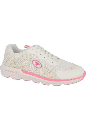 TOM TAILOR Damen 5394003 Sneaker, White-Multi, 42 EU