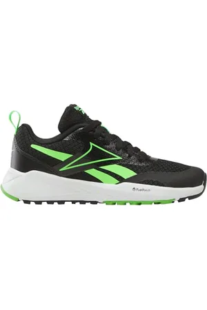 Reebok ENERGEN Run Sneaker, Black/SOLARLIME/FTWRWHITE, 32 EU